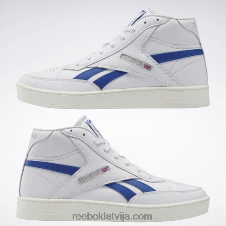 club c 85 forma hi shoes0T464378 Reebok ftwr balts/krīts/vektorzils