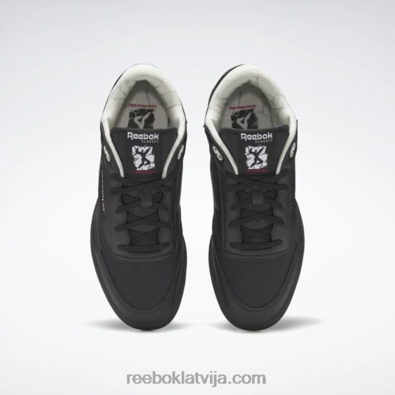 club c 85 mid ii apavi0T464435 Reebok kodols melns/rīta migla