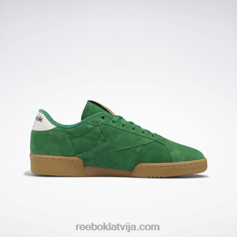 club c 85 pamatu apavi0T464334 Reebok glen green/vector red/reebok gumijas gumija-04