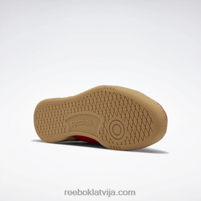 club c 85 pamatu apavi0T464463 Reebok vektors sarkans/glen zaļš/reebok gumijas gumija-04