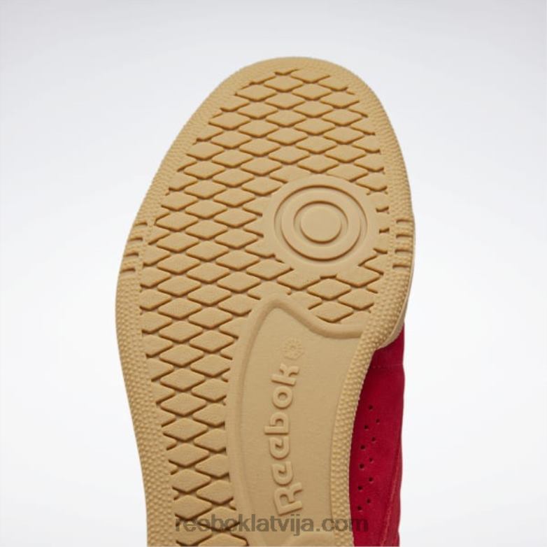 club c 85 pamatu apavi0T464463 Reebok vektors sarkans/glen zaļš/reebok gumijas gumija-04