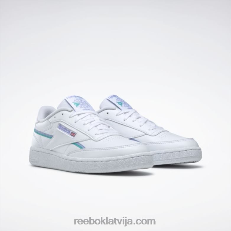 club c 85 vegānu sieviešu apavi0T464261 Reebok ftwr balts/ceriņi mirdzums/klasisks zilgans
