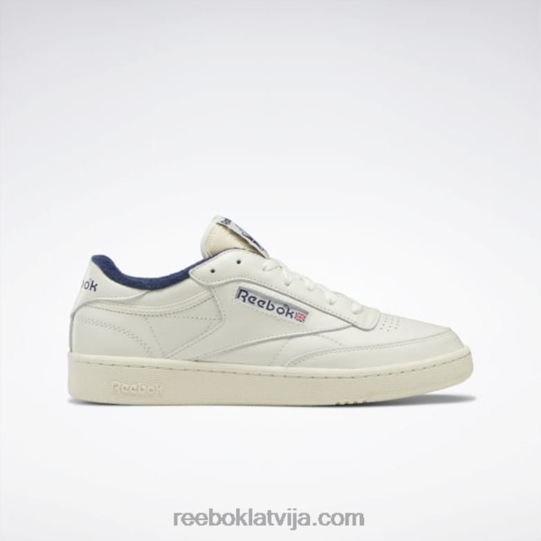 club c 85 vintage apavi0T46412 Reebok krīts/alabastrs/vektora flote