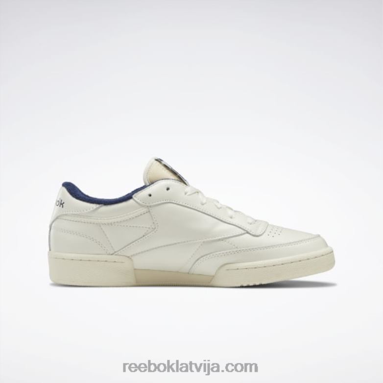 club c 85 vintage apavi0T46412 Reebok krīts/alabastrs/vektora flote