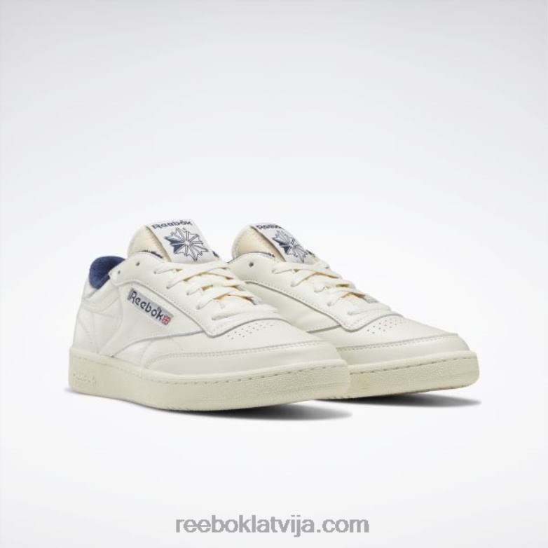 club c 85 vintage apavi0T46412 Reebok krīts/alabastrs/vektora flote