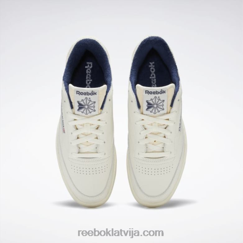 club c 85 vintage apavi0T46412 Reebok krīts/alabastrs/vektora flote