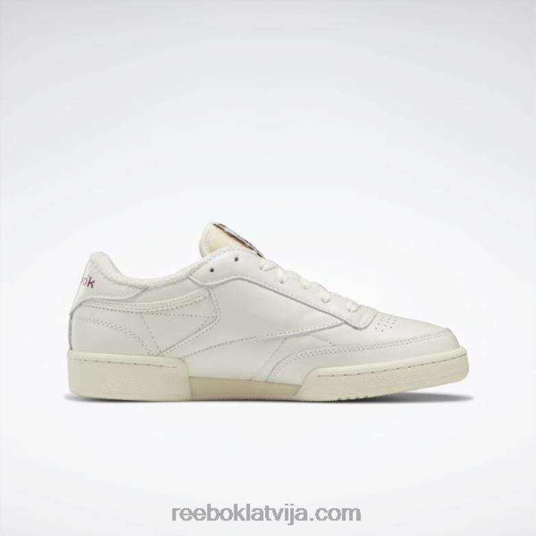 club c 85 vintage apavi0T46415 Reebok krīts / alabastrs / sarkanbrūns