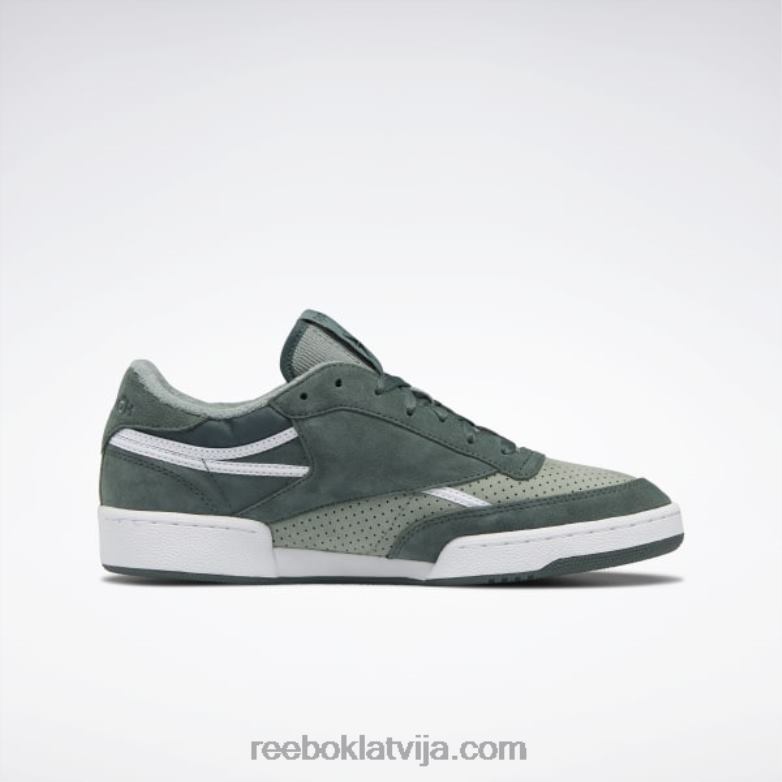 club c 85 vintage apavi0T464159 Reebok krīta zaļš/harmony green/ftwr white