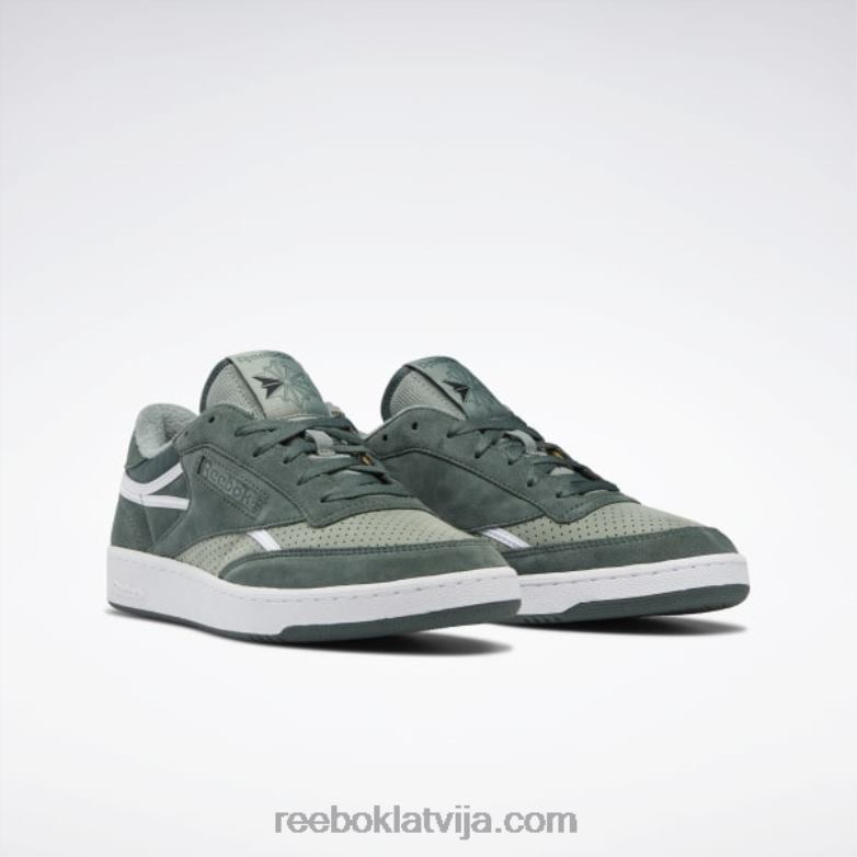 club c 85 vintage apavi0T464159 Reebok krīta zaļš/harmony green/ftwr white