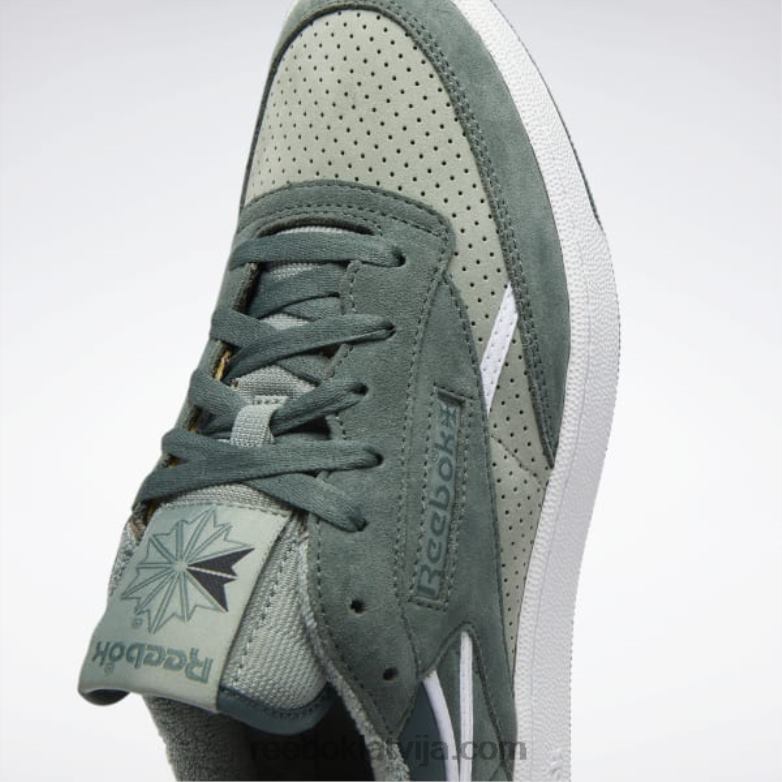 club c 85 vintage apavi0T464159 Reebok krīta zaļš/harmony green/ftwr white