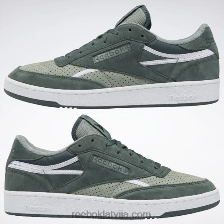 club c 85 vintage apavi0T464159 Reebok krīta zaļš/harmony green/ftwr white