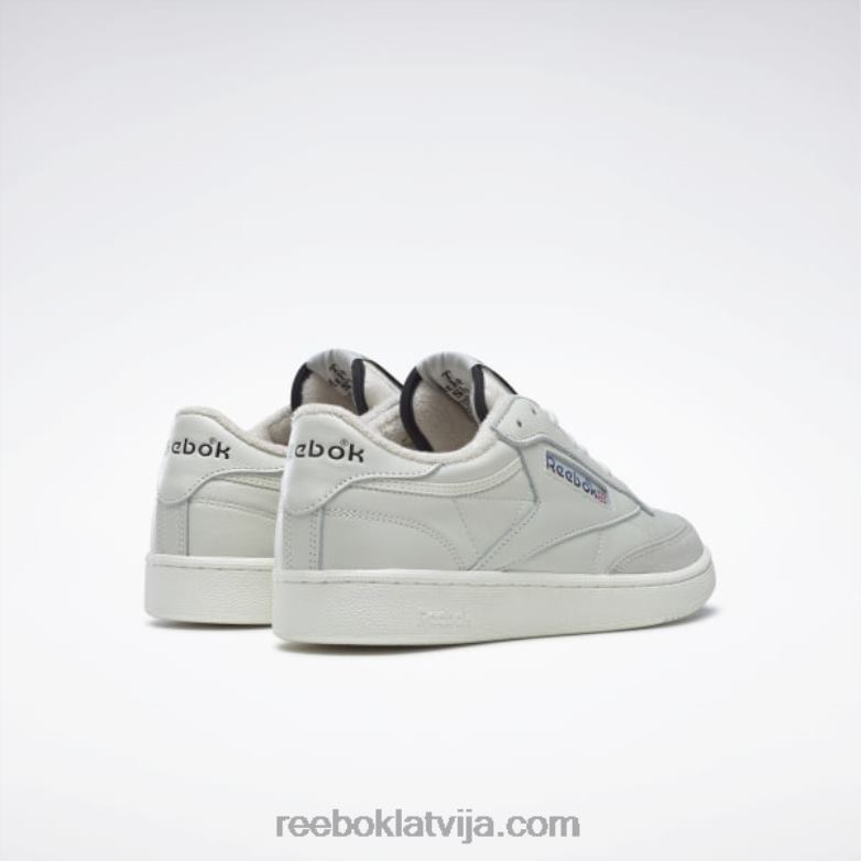 club c 85 vintage apavi0T464174 Reebok krīts/melns/vektorzils