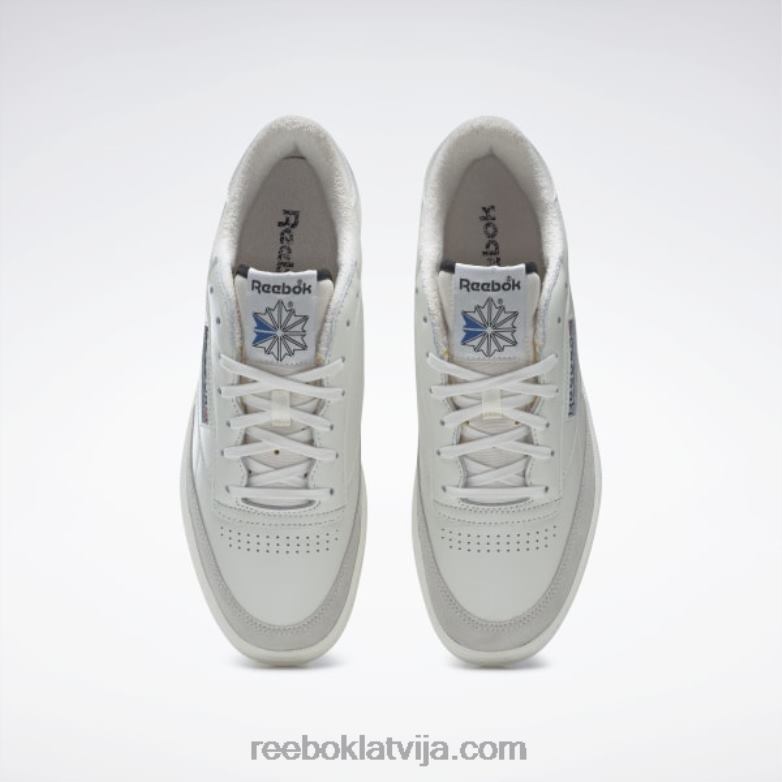 club c 85 vintage apavi0T464174 Reebok krīts/melns/vektorzils