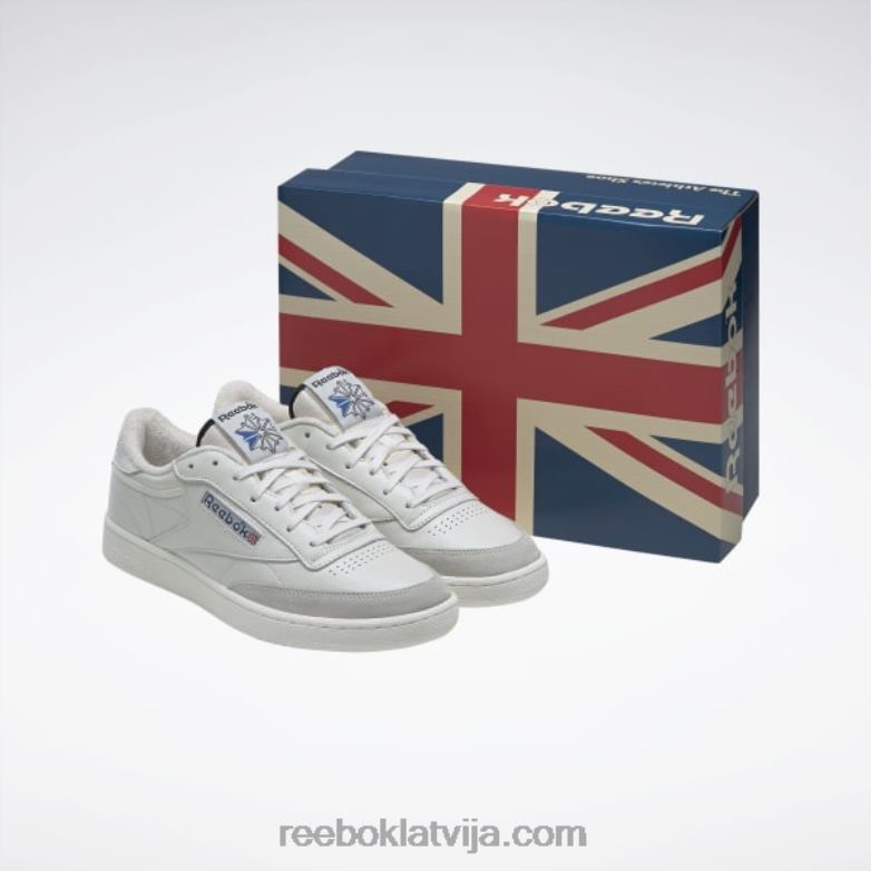 club c 85 vintage apavi0T464174 Reebok krīts/melns/vektorzils