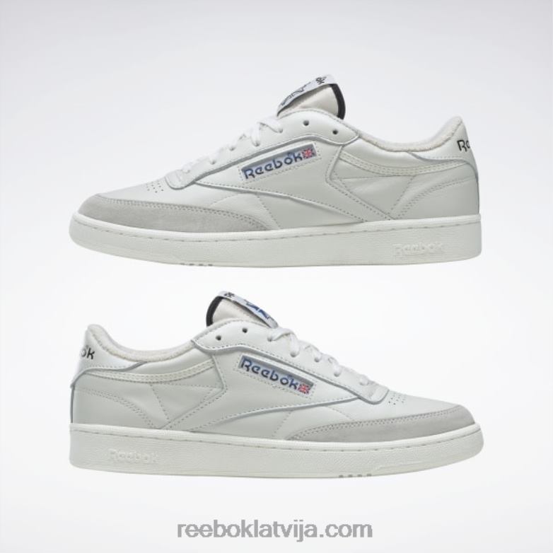 club c 85 vintage apavi0T464174 Reebok krīts/melns/vektorzils