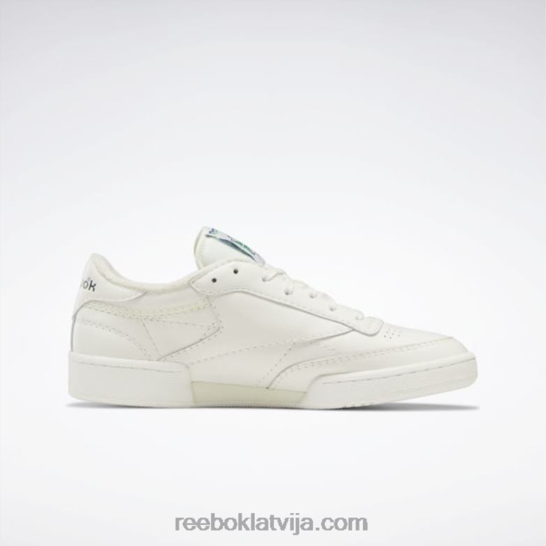 club c 85 vintage apavi0T464274 Reebok krīts/klasiskais kobalts/glenzaļais