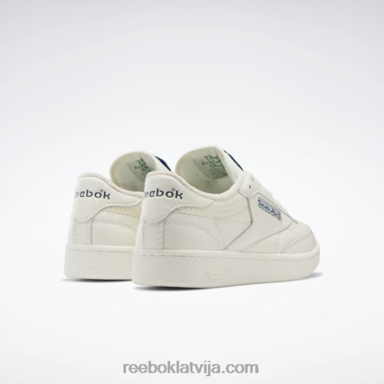 club c 85 vintage apavi0T464274 Reebok krīts/klasiskais kobalts/glenzaļais