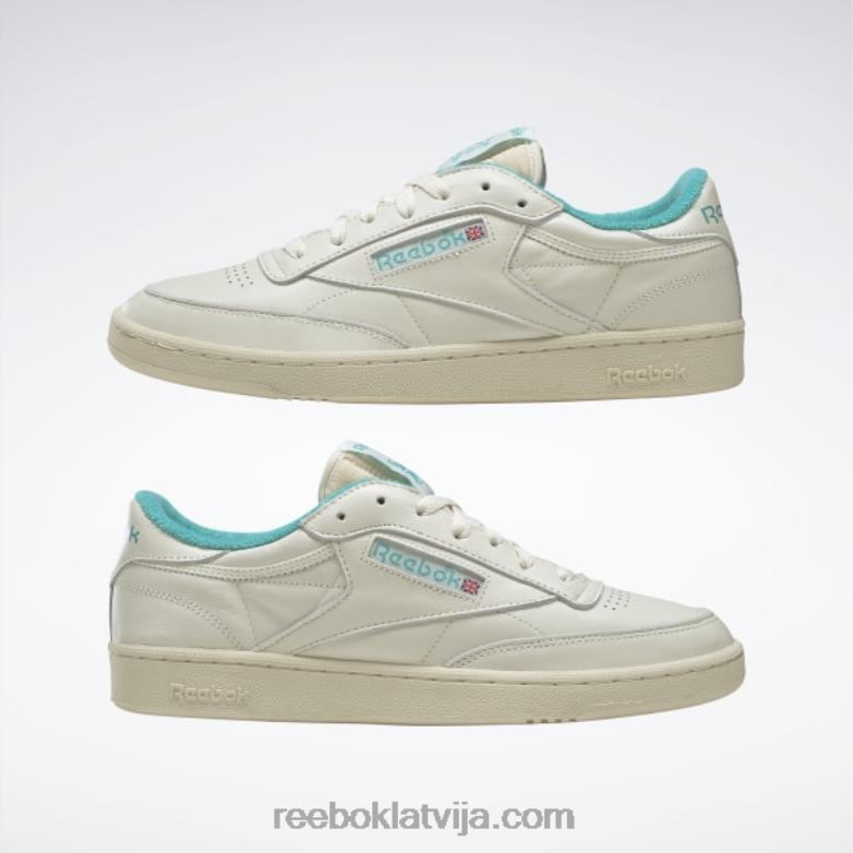 club c 85 vintage apavi0T46473 Reebok vintage krīts s23-r/papīrs balts/klasisks zilgans