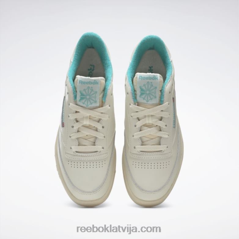 club c 85 vintage apavi0T46473 Reebok vintage krīts s23-r/papīrs balts/klasisks zilgans