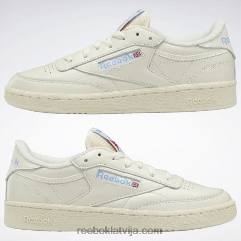 club c 85 vintage sieviešu apavi0T4648 Reebok krīts/alabastrs/debeszils