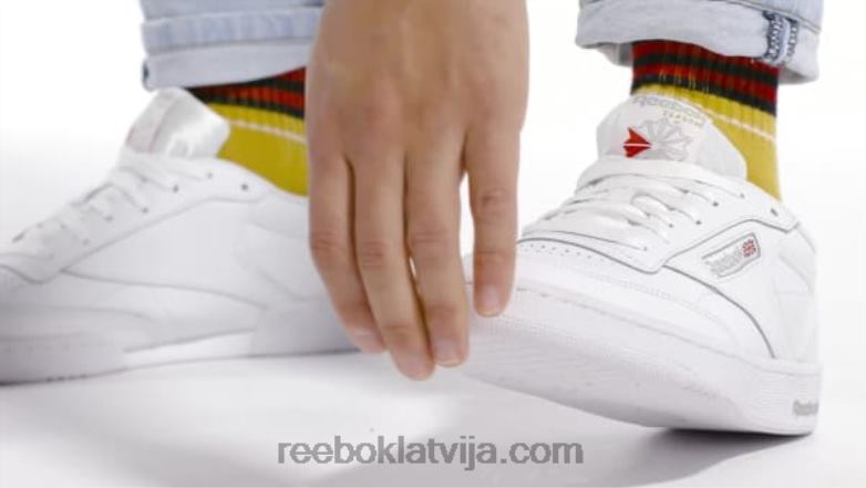 club c 85 vīriešu apavi0T4641023 Reebok balts/caurspīdīgi pelēks