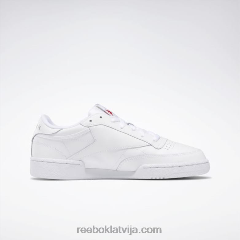 club c 85 vīriešu apavi0T4641023 Reebok balts/caurspīdīgi pelēks
