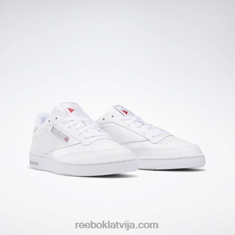 club c 85 vīriešu apavi0T4641023 Reebok balts/caurspīdīgi pelēks