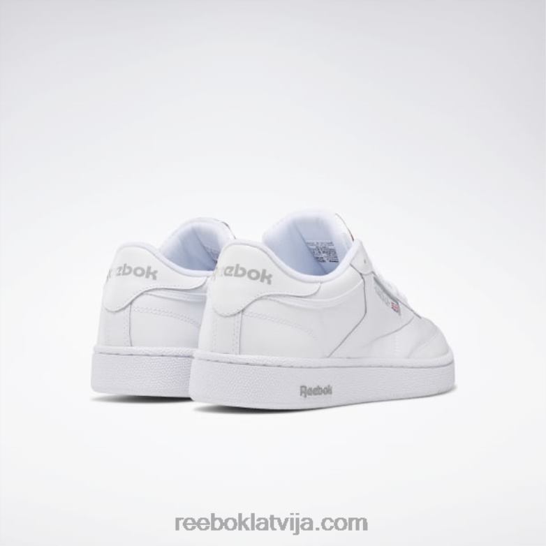 club c 85 vīriešu apavi0T4641023 Reebok balts/caurspīdīgi pelēks