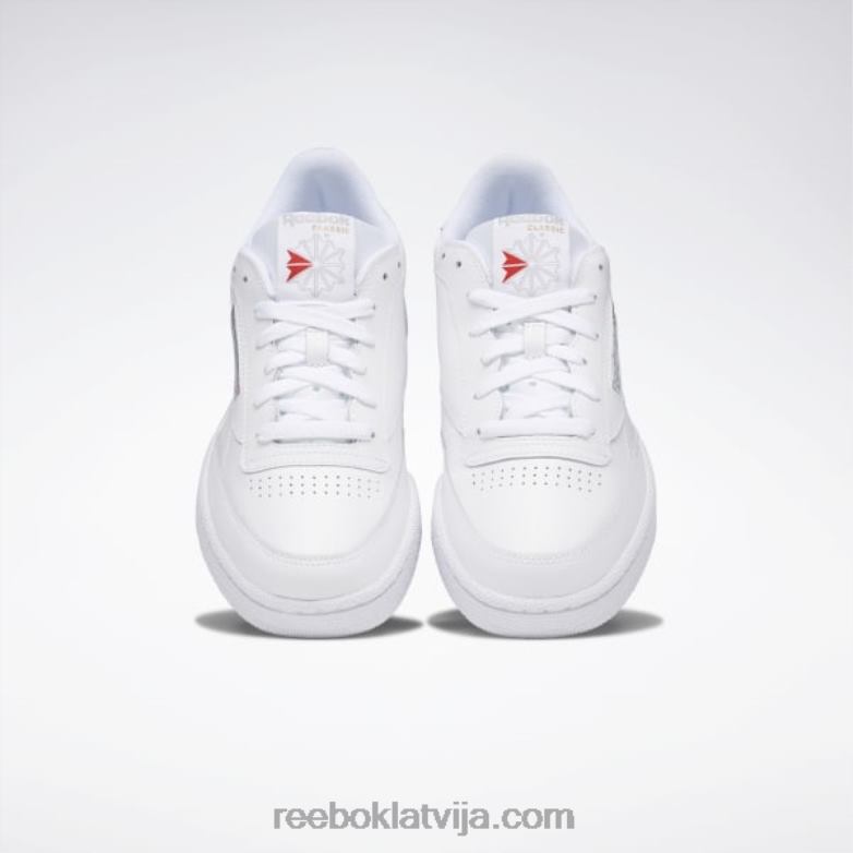 club c 85 vīriešu apavi0T4641023 Reebok balts/caurspīdīgi pelēks