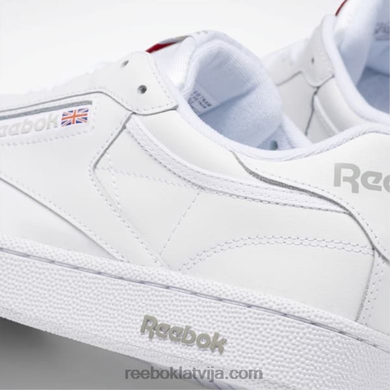 club c 85 vīriešu apavi0T4641023 Reebok balts/caurspīdīgi pelēks