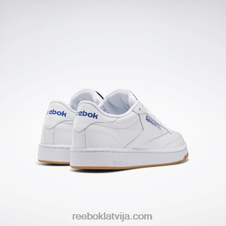 club c 85 vīriešu apavi0T4641025 Reebok balts/royal/gumija