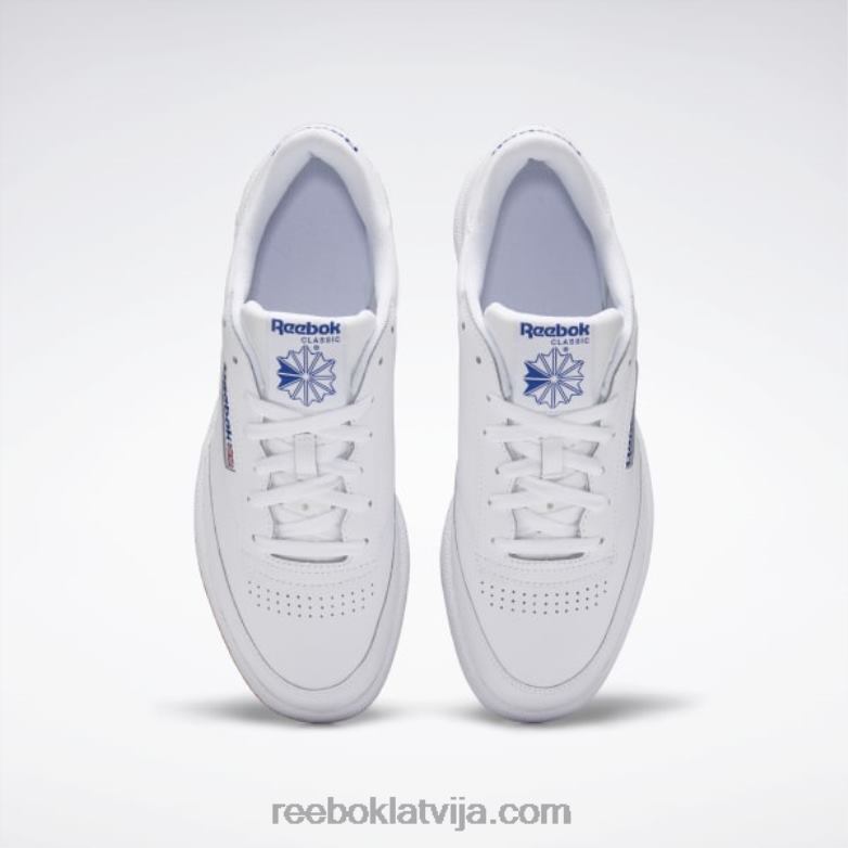 club c 85 vīriešu apavi0T4641025 Reebok balts/royal/gumija