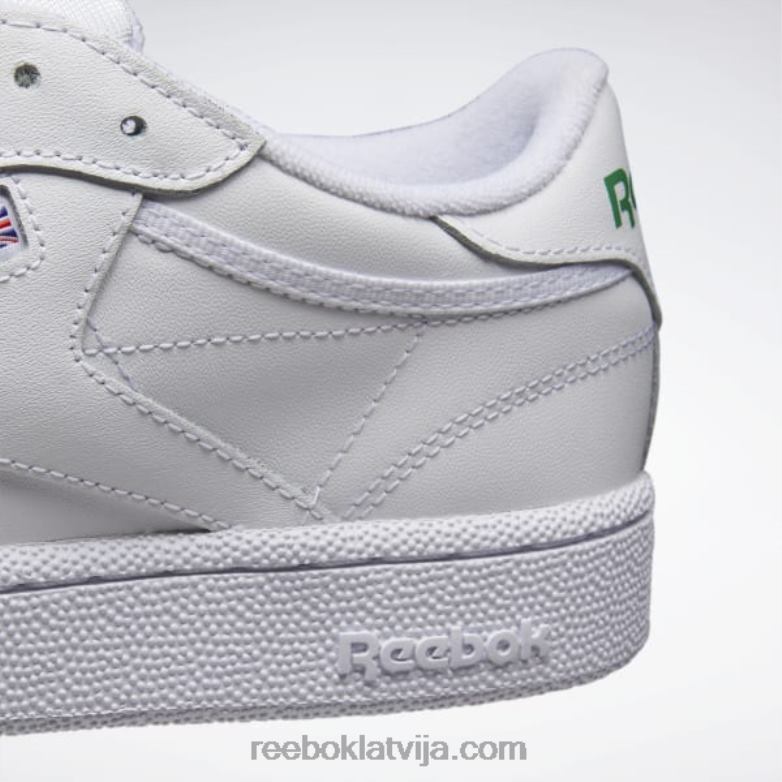 club c 85 vīriešu apavi0T4641031 Reebok balts/zaļš