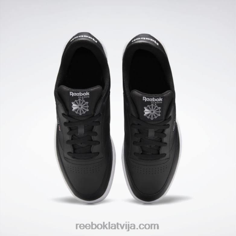 club c 85 vīriešu apavi0T4641152 Reebok melns/balts/gumija