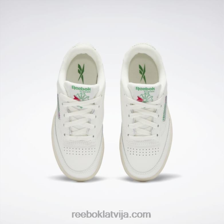 club c apavi - pirmsskolas bērni 0T4641411 Reebok krīta/glenzaļa