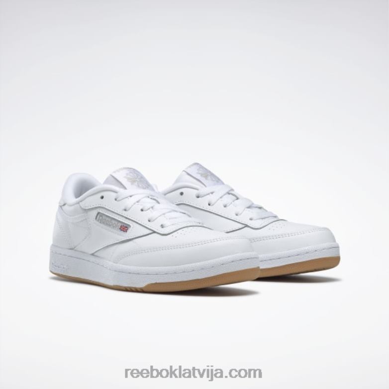club c apavi - vidusskola bērni 0T4641391 Reebok balts/gumija