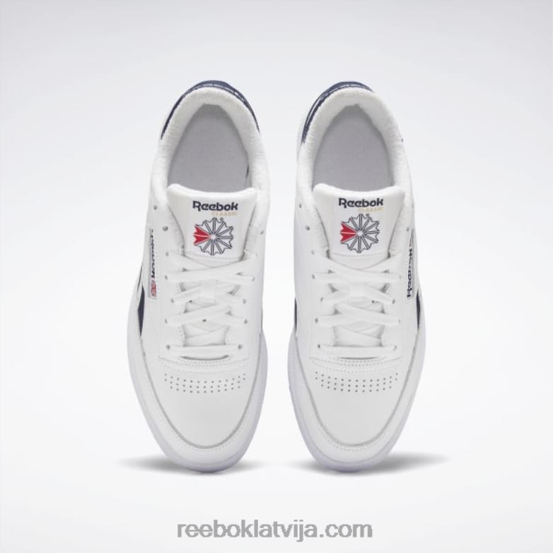 club c atriebības kurpes vīriešiem 0T4641081 Reebok ftwr balts/vektors navy