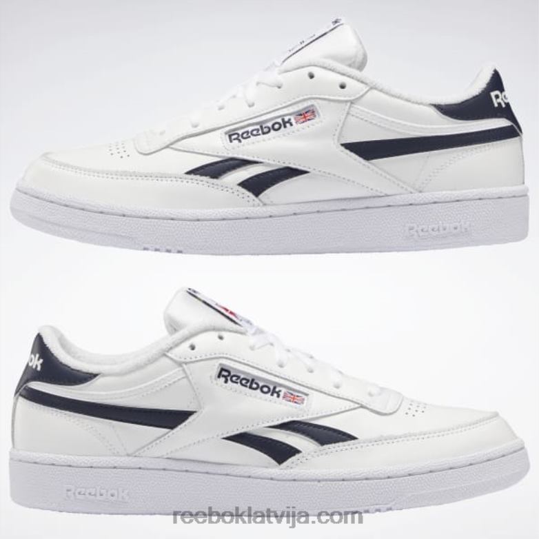 club c atriebības kurpes vīriešiem 0T4641081 Reebok ftwr balts/vektors navy