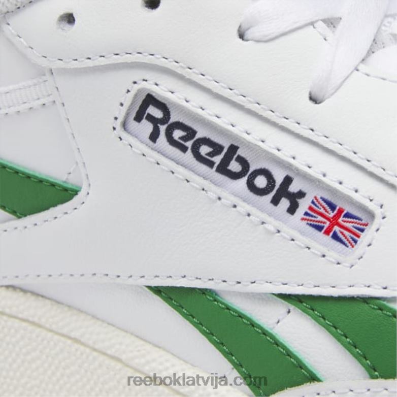 club c atriebības kurpes0T464198 Reebok ftwr white/glen green/vector navy