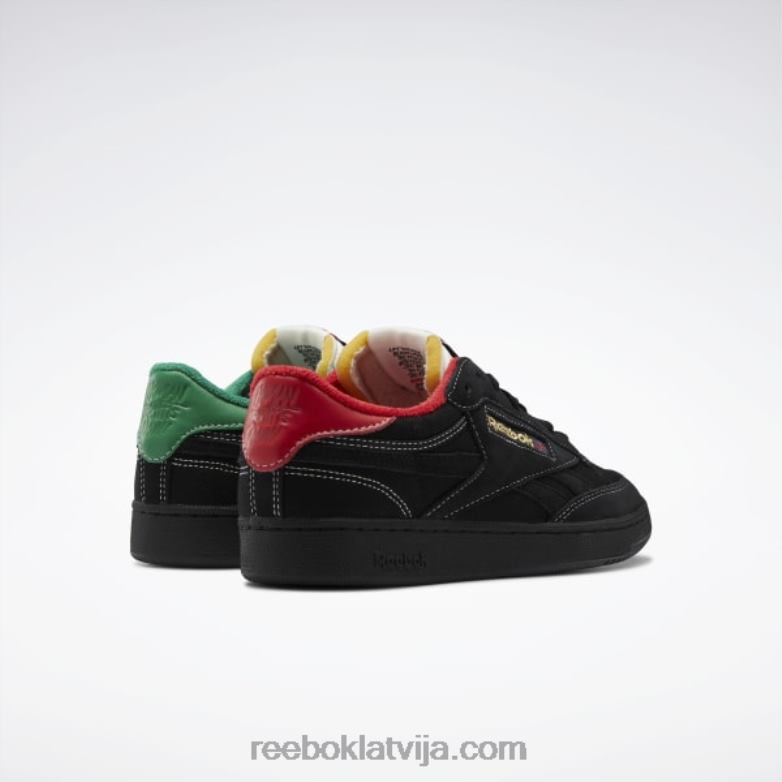 club c atriebības kurpes0T464323 Reebok kodols melns/krīts/zaļš