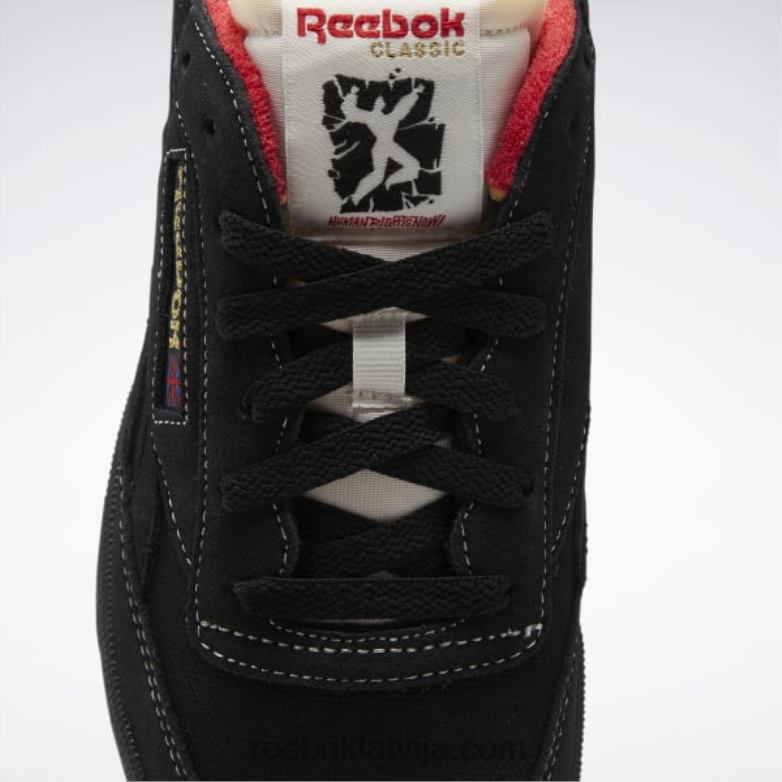club c atriebības kurpes0T464323 Reebok kodols melns/krīts/zaļš