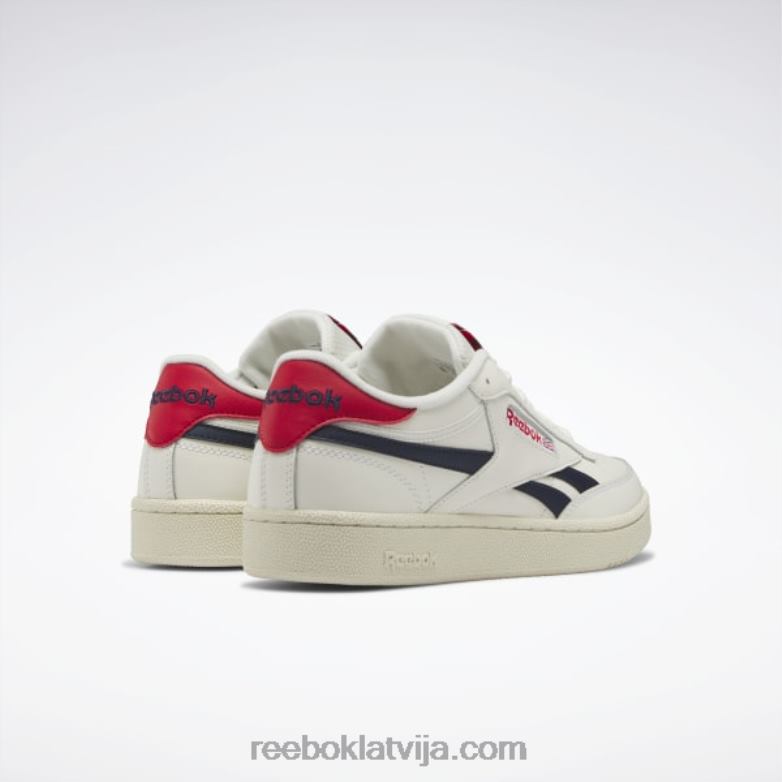 club c atriebības kurpes0T46474 Reebok krīts/vektors navy/vektorsarkans