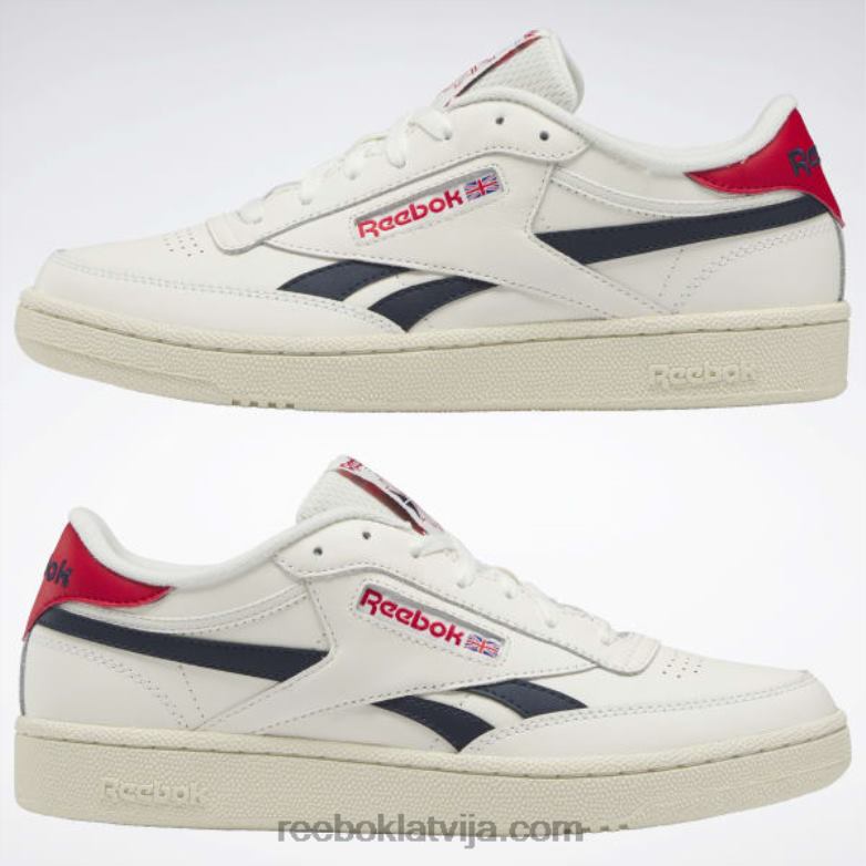 club c atriebības kurpes0T46474 Reebok krīts/vektors navy/vektorsarkans