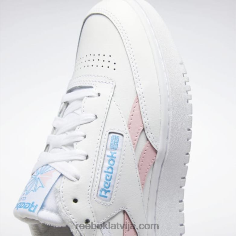 club c double revenge sieviešu apavi0T464267 Reebok ftwr balts/rozā mirdzums/izstarojošs ūdens