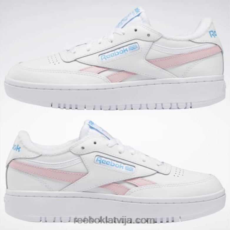 club c double revenge sieviešu apavi0T464267 Reebok ftwr balts/rozā mirdzums/izstarojošs ūdens