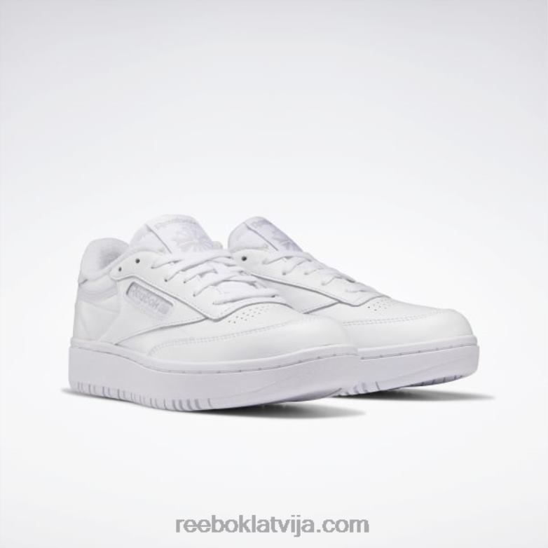 club c dubultās kurpes sievietes 0T4647 Reebok ftwr balts/auksti pelēks 2