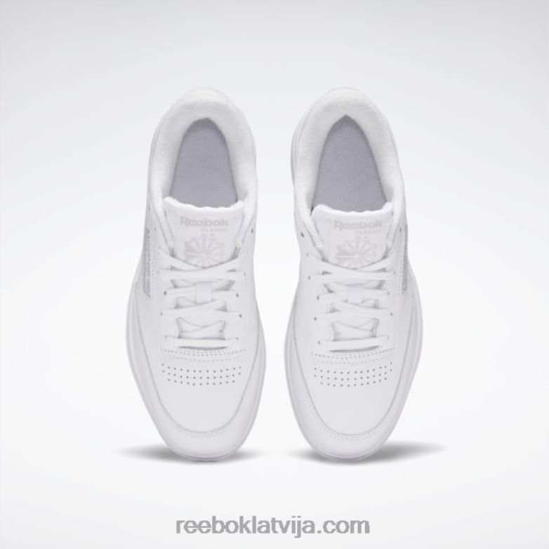 club c dubultās kurpes sievietes 0T4647 Reebok ftwr balts/auksti pelēks 2