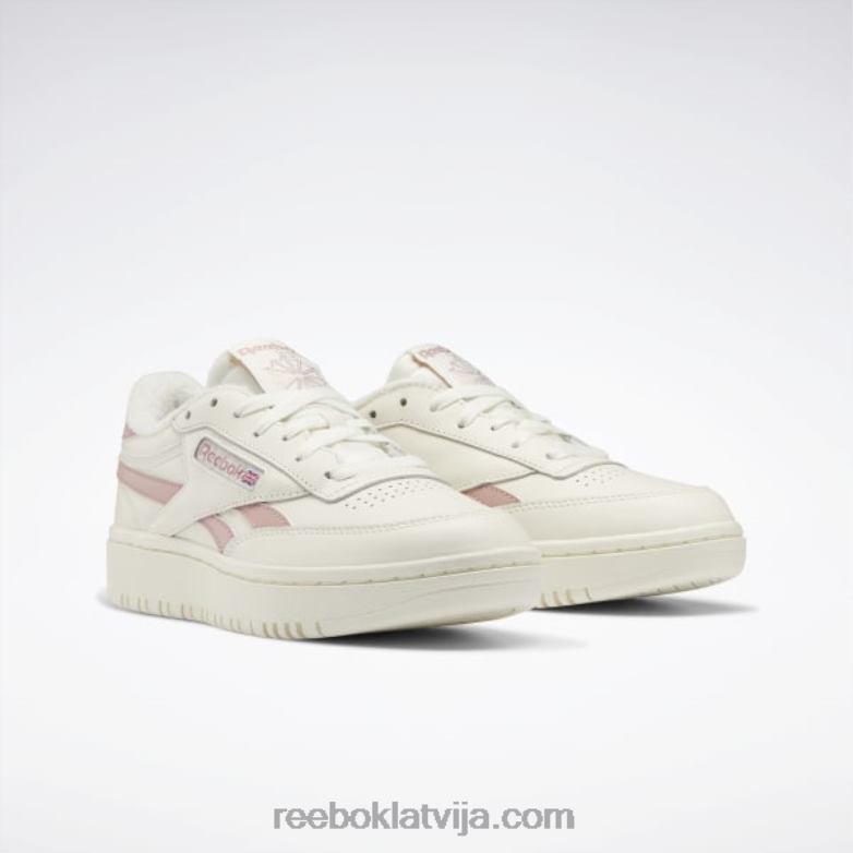 club c dubultās sieviešu kurpes0T4649 Reebok krīta/dūmu roze