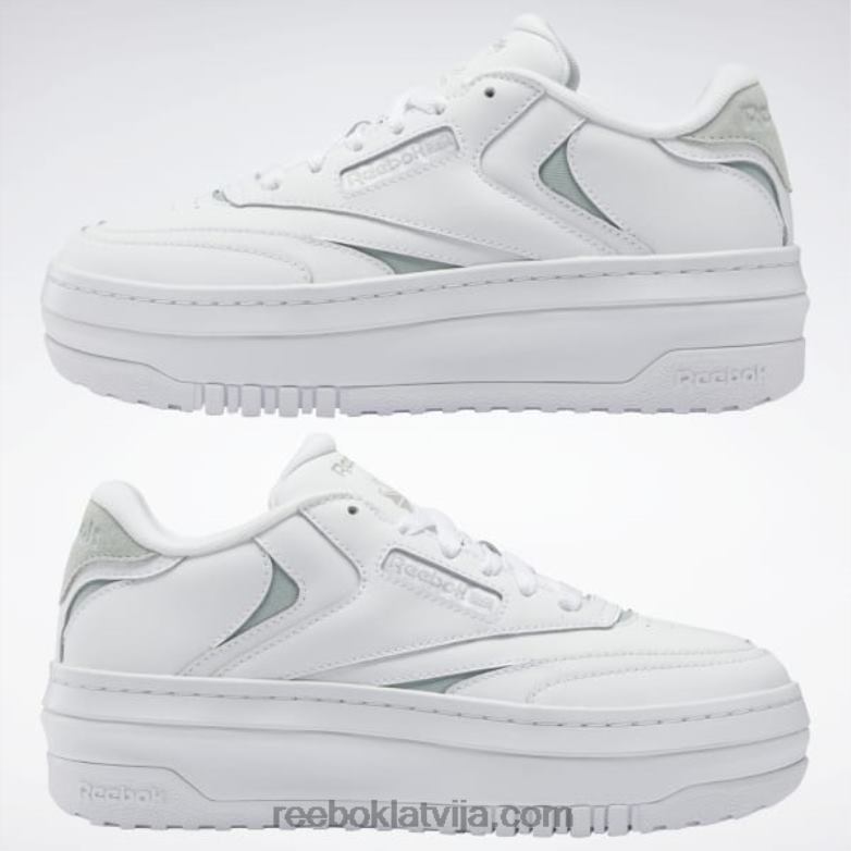 club c extra sieviešu apavi0T46417 Reebok ftwr balts/jūras aerosols
