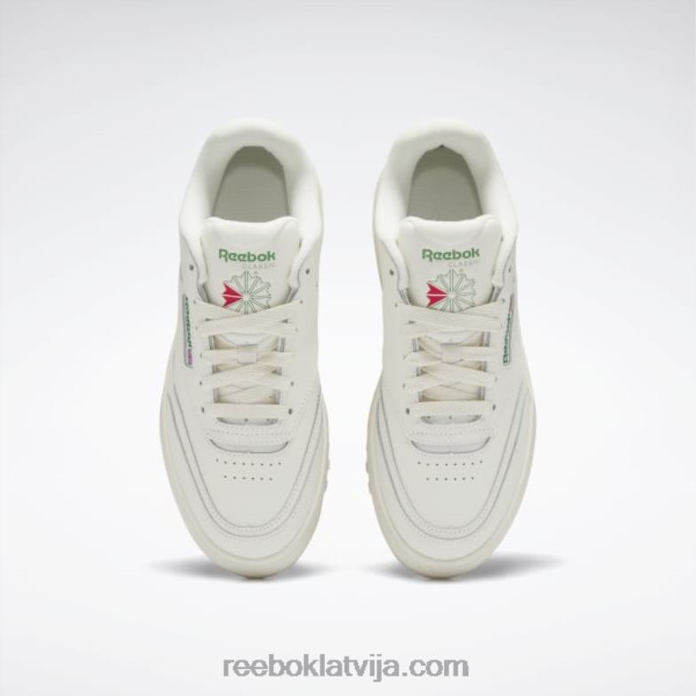 club c extra sieviešu apavi0T4643 Reebok krīta/glenzaļa